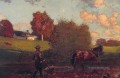 der letzte Spur des Sämanns Realismus Maler Winslow Homer